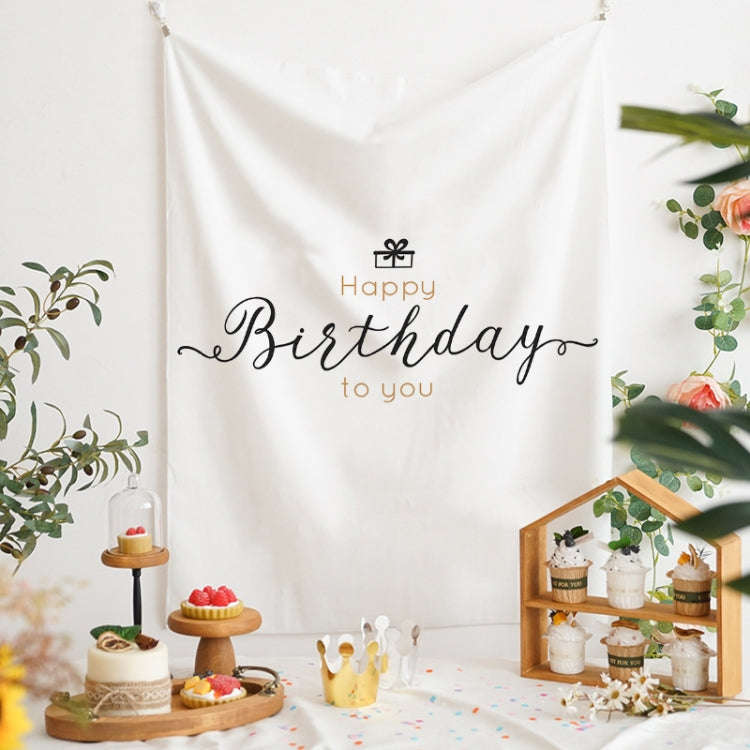 GT282 Birthday Background Cloth Party Scene Arranges Children Photos, Size: 150x200cm Velvet Clot...