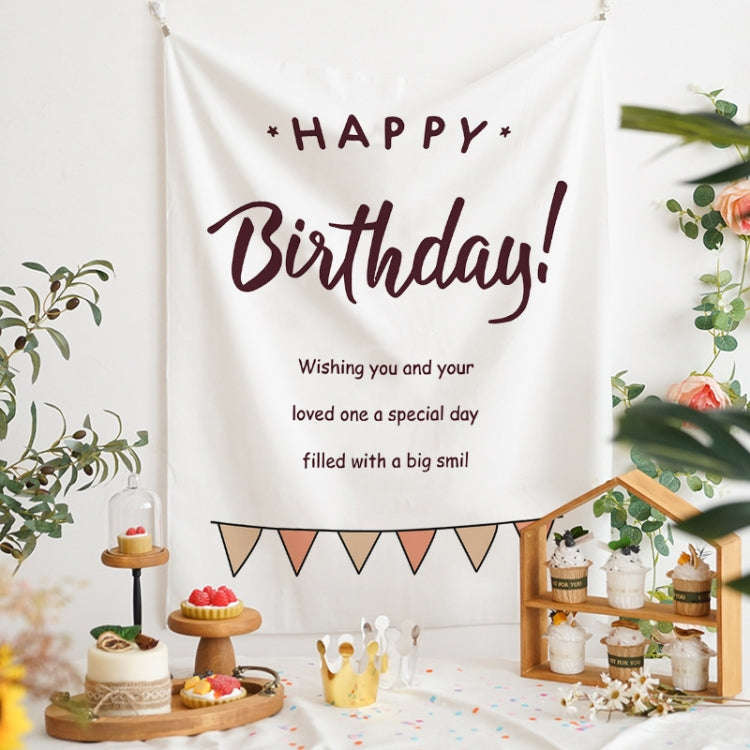 GT282 Birthday Background Cloth Party Scene Arranges Children Photos, Size: 150x200cm Velvet Clot...