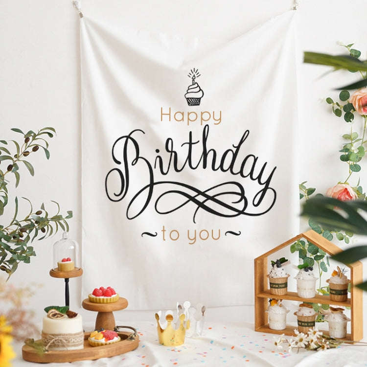 GT282 Birthday Background Cloth Party Scene Arranges Children Photos, Size: 150x200cm Velvet Clot...