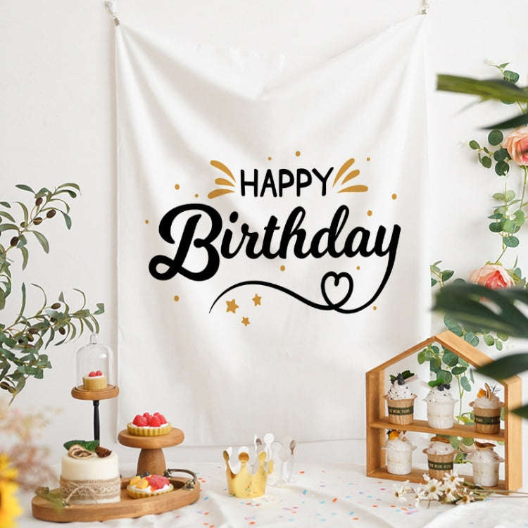 GT282 Birthday Background Cloth Party Scene Arranges Children Photos, Size: 150x200cm Velvet Clot...