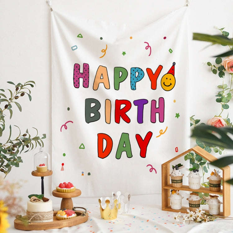 GT282 Birthday Background Cloth Party Scene Arranges Children Photos, Size: 150x200cm Velvet Clot...