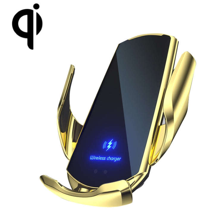 Q3 Infrared Induction Magnetic Car Wireless Charging Phone Bracket with Micro USB + 8 Pin + Type-...