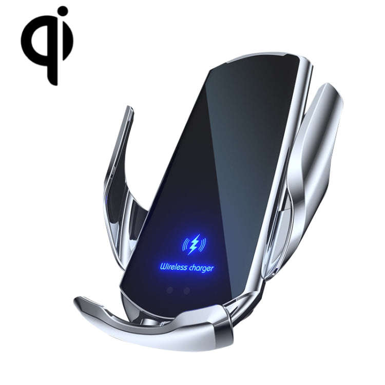 Q3 Infrared Induction Magnetic Car Wireless Charging Phone Bracket with Micro USB + 8 Pin + Type-...