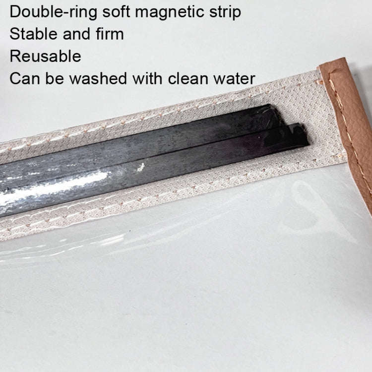 Electric Vehicle Charging Port Magnetic Transparent Rain Cover(Green)