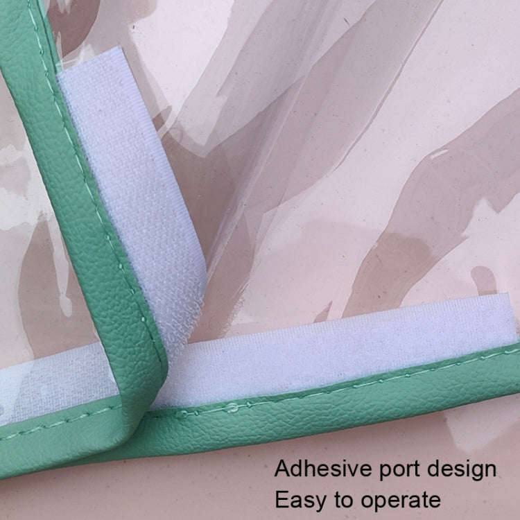 Electric Vehicle Charging Port Magnetic Transparent Rain Cover(Green)