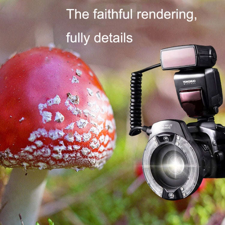 For Canon TTL Oral Insect Insect Teeth Ring Light YONGNUO YN-14EX II Macro Ring Flash Speedlite
