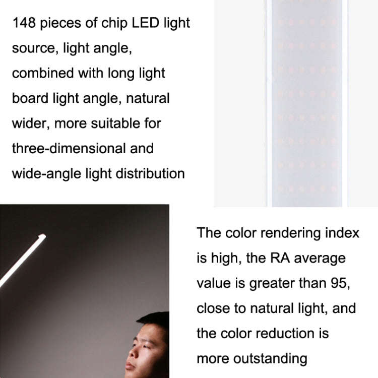 YONGNUO YN360S SLR LED Fill Light Stick Handheld Camera Lights External Photo Lamp, Style: Standa...