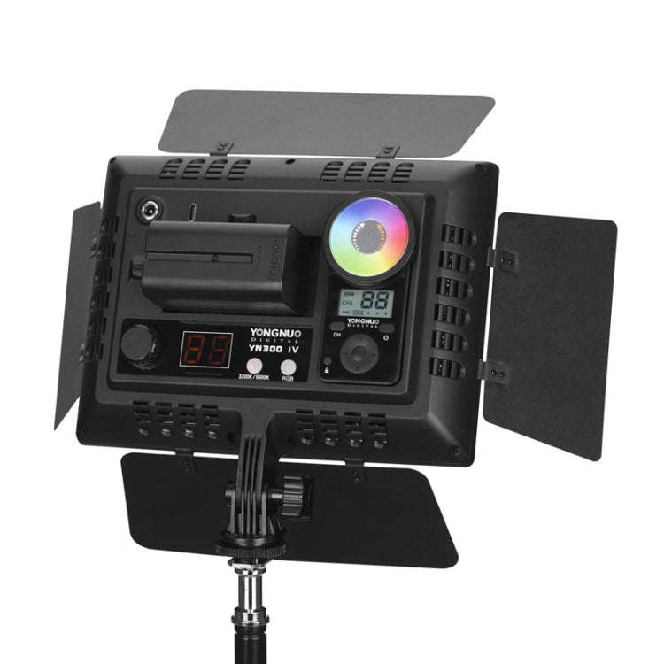 YONGNUO YN300IV Four Generations RGB Full Color Photography Lamp Double Color LED Fill Light, Sty...