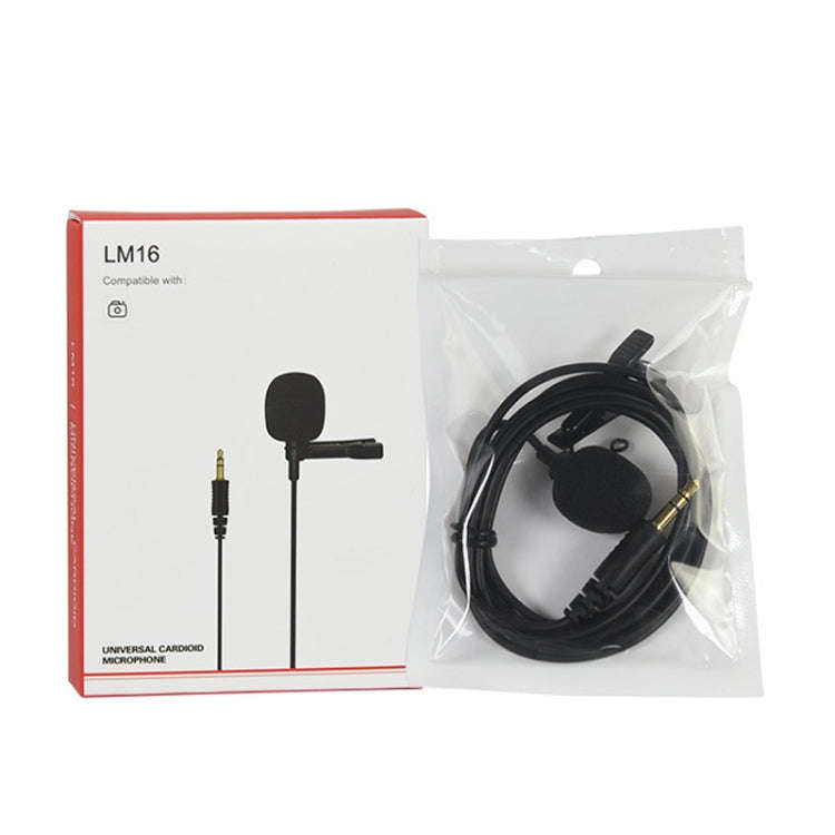 For Rode Wireless Camera Lavalier Microphone, Length 1.5m(Black)