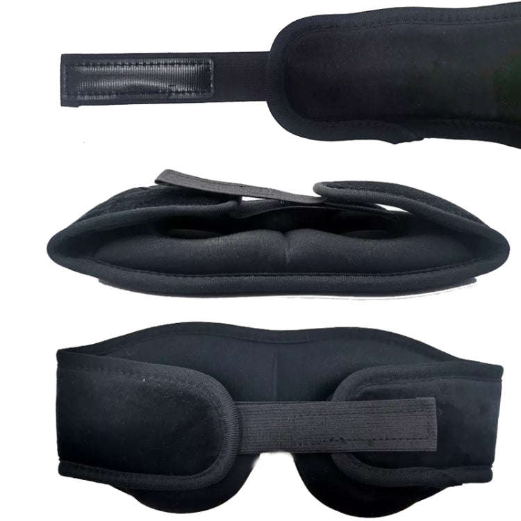 Bluetooth Eye Mask 3D Sleep Blackout Eye Shield Can Listen To Music & Answer Phone(Black)