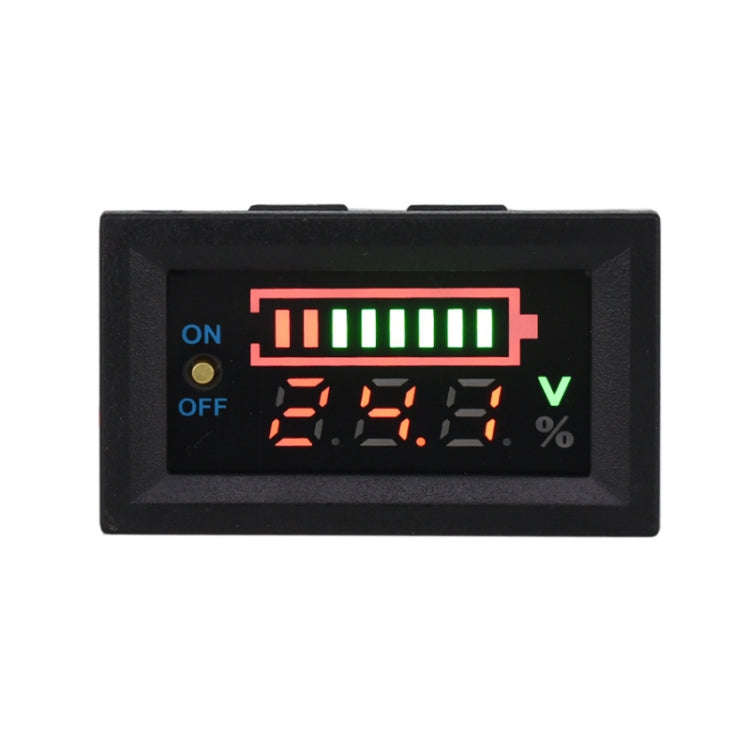 229TY 6-30V Electric Car Lithium Battery Voltage Power Meter Display Switch