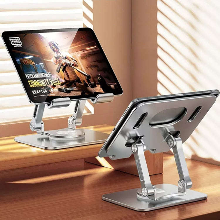 SP-026 360-degree Rotating Universal Desktop Tablet Folding Bracket(Silver)