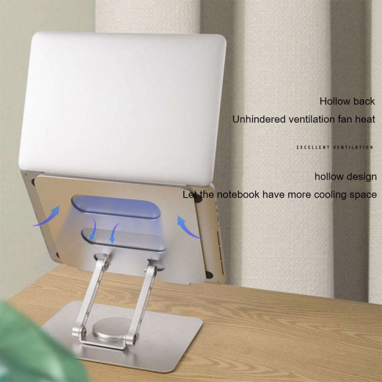 Multifunctional Desktop Foldable Rotating Laptop Cooling Bracket, Spec: SP-086 (Gray)