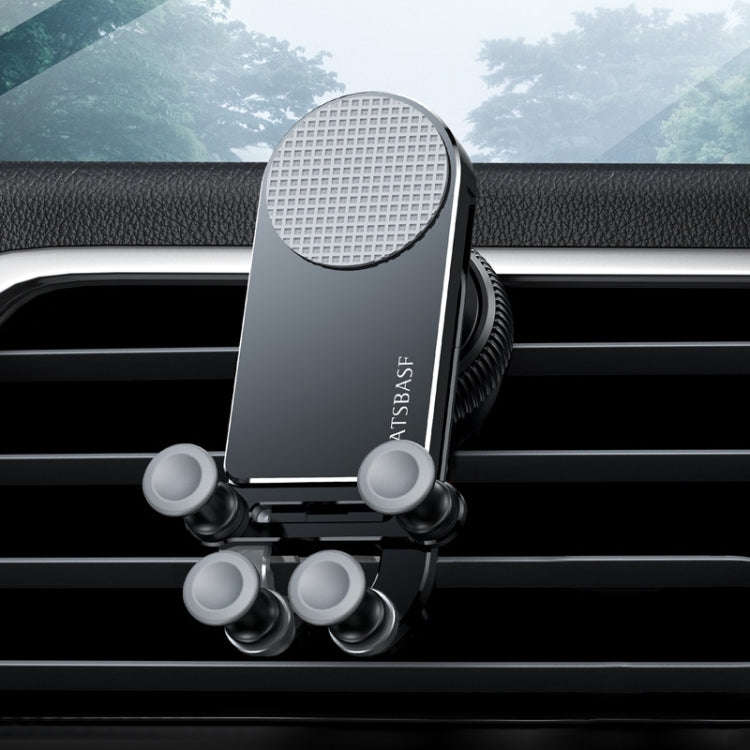Oatsbasf Car Gravity Phone Holder For 4.7-6.9 Inch Phone,Spec: Air Outlet Type Black