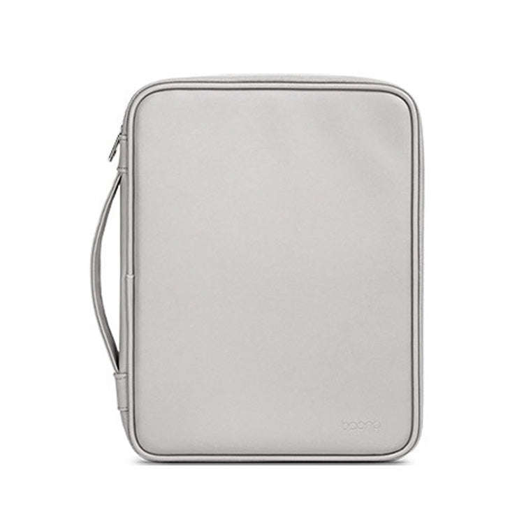 Baona BN-Q015 Leather Waterproof Shock Absorbing Handheld Tablet Bag, Size: 10.9 inches(Gray)