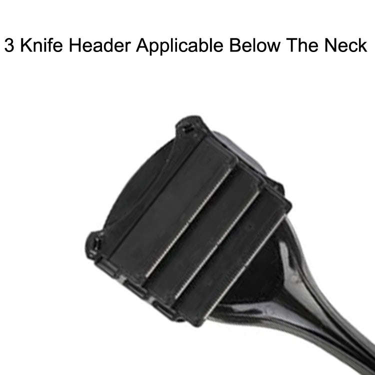 B5 Upgraded Version Manual 3 Knife Heads Back Shavers Long Handle Folded Removable Head Hair Removal