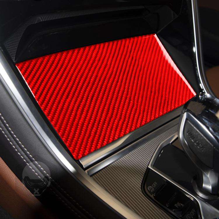 For 2019-2024 BMW 8 Series G14 Right-hand Drive Central Control Storage Box Sliding Panel Sticker...