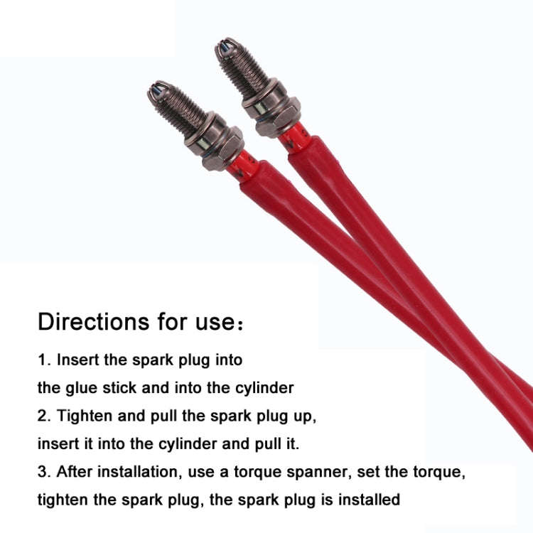 Car Spark Plug Removal And Installation Glue Stick(Red)