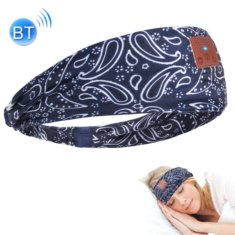 Sleep Headphones Wireless Headband for Training Yoga Running Sleeping Meditation(Deep Blue)