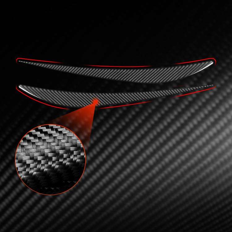 For 2019-2024 BMW 8 Series G14 2pcs /Set Universal Headlight Eyebrow Sticker(Red)