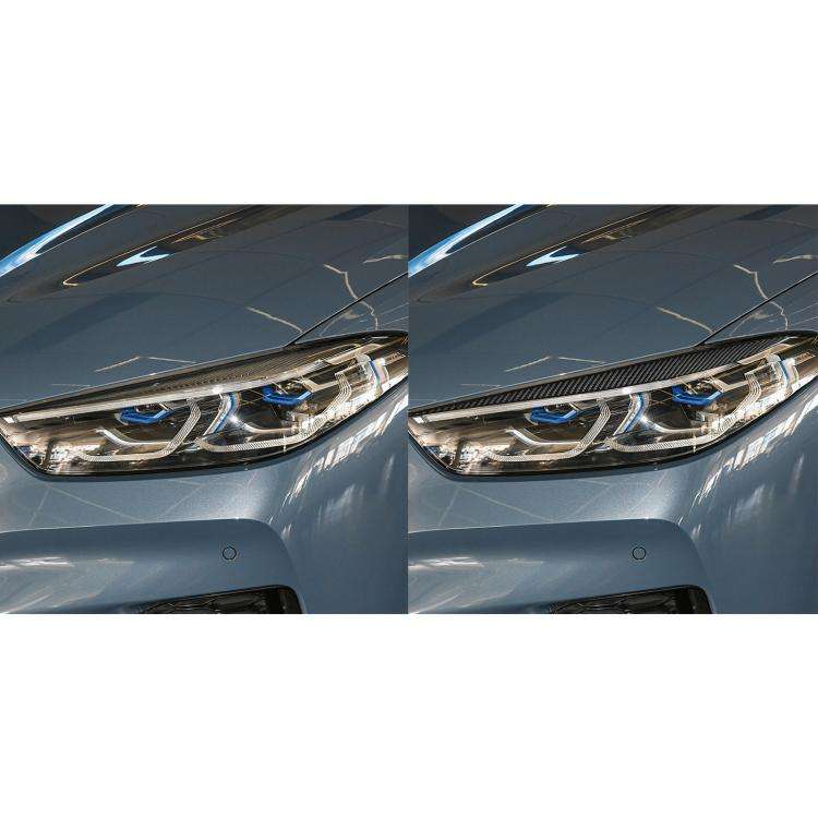For 2019-2024 BMW 8 Series G14 2pcs /Set Universal Headlight Eyebrow Sticker(Red)