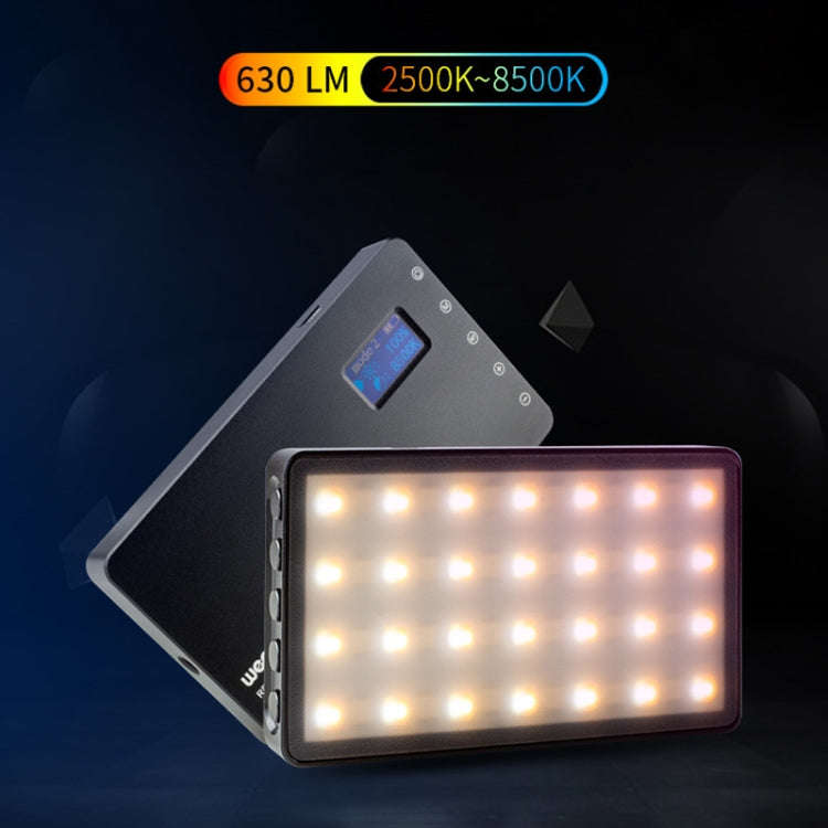 Weeylite RB08P 52LEDs RGB Colorful Light Effect Mini Photography Fill Light