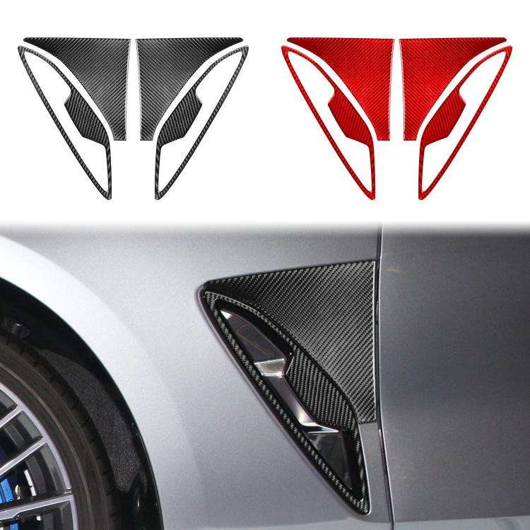 For 2019-2024 BMW 8 Series G14 4pcs /Set Universal Front Fender Stickers(Red)