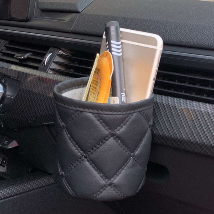 Multifunctional Hanging Car Air Vent Storage Organizer(Black Line)