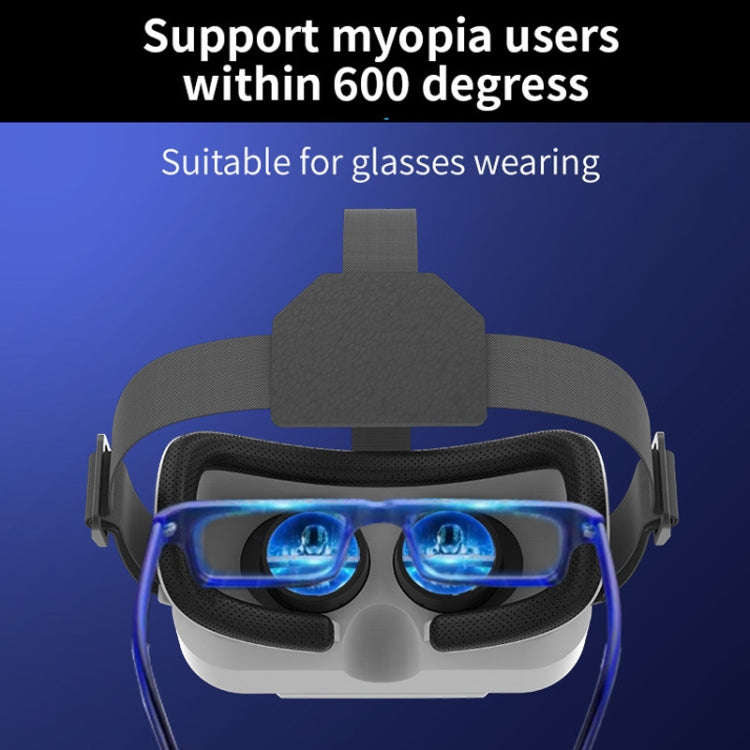 VRSHINECON G12 VR Glasses 3D Movie All In One Game Machine Immersive Virtual Reality Glasses(White)