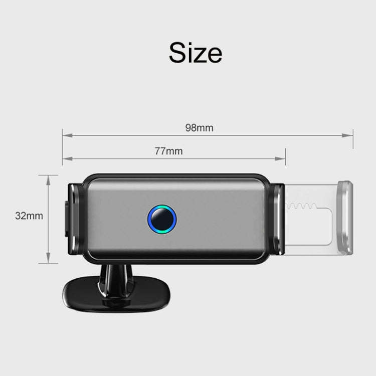 Car Air Outlet Smart Navigation Electric Mobile Phone Holder, Color: 660 Black