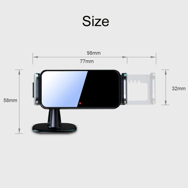 Car Air Outlet Smart Navigation Electric Mobile Phone Holder, Color: 661 Clamping