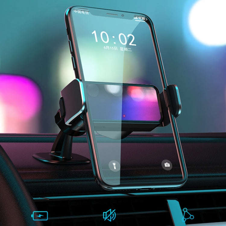 Car Air Outlet Smart Navigation Electric Mobile Phone Holder, Color: 661 Clamping