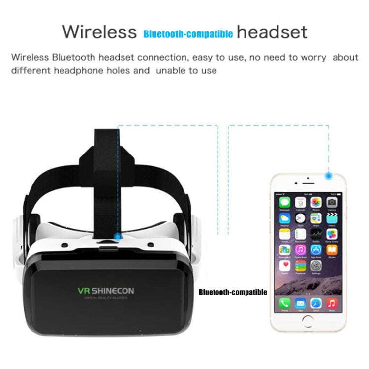 VRSHINECON G04BS+B01 Handle 3D Virtual Reality Helmet VR Glasses With Bluetooth Headset