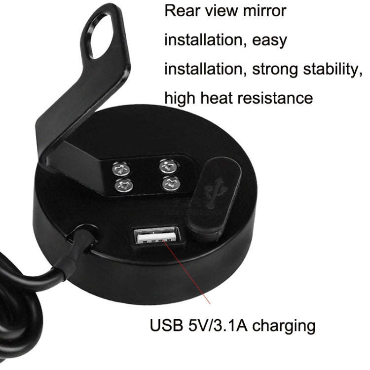 Morfayer YL-M05 5 In 1 Water Temperature Model 9-24V LED Night Vision Motorcycle Modification Ins...