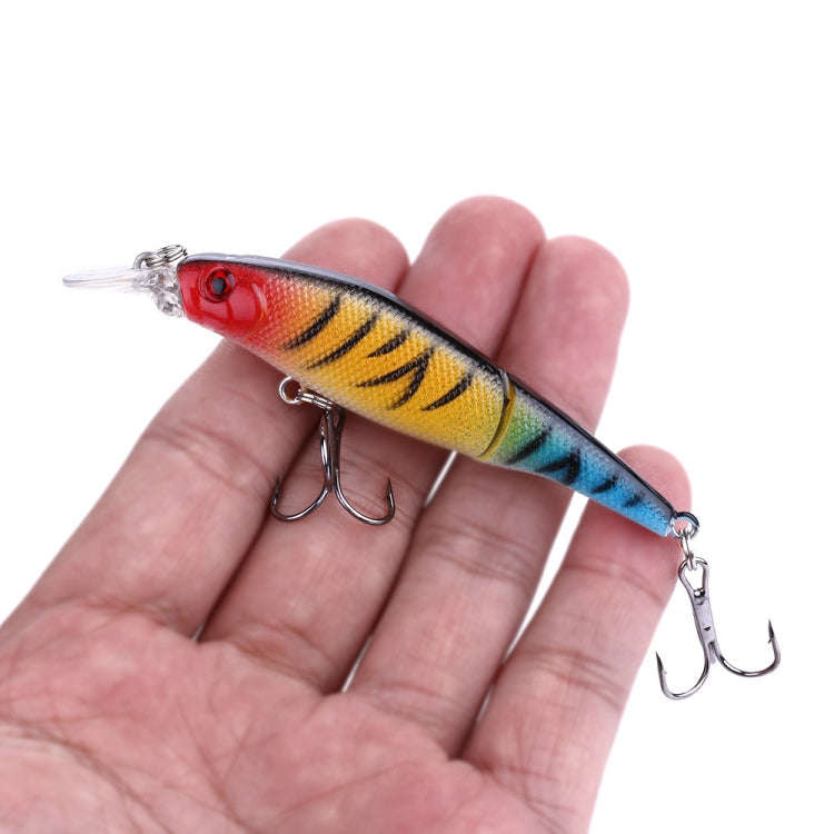 HENGJIA JM010 9cm 7g 2 Sections Bionic Bait With Beads Diving Mino Fake Bait(6)