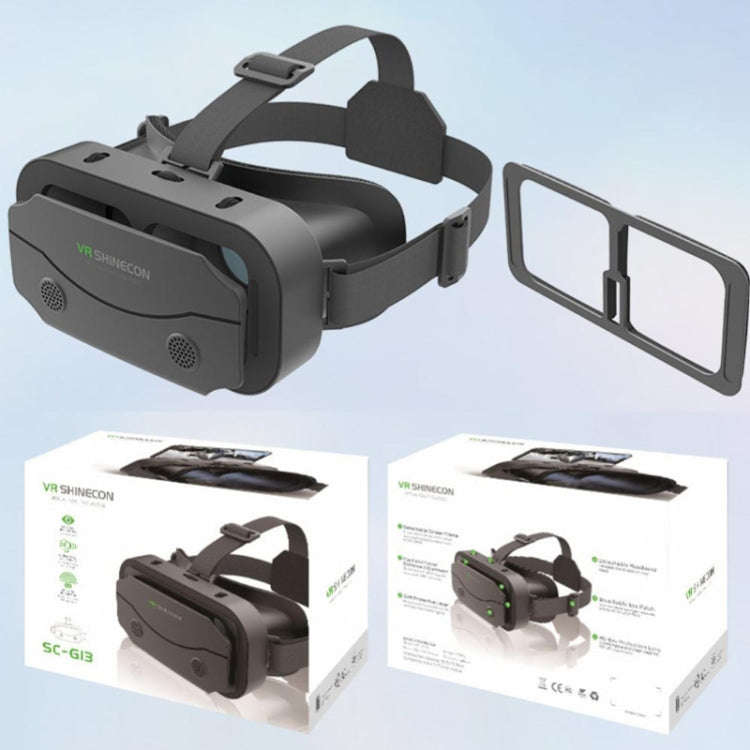 VRSHINECON G13 Virtual Reality VR Glasses Mobile Phone Movie Game 3D Digital Glasses(Black)