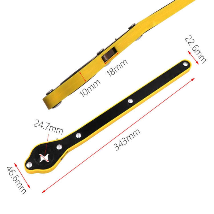 Car Tire Change Jack Multifunctional Labor-saving Wrench(Shake Handle + Conversion Head)