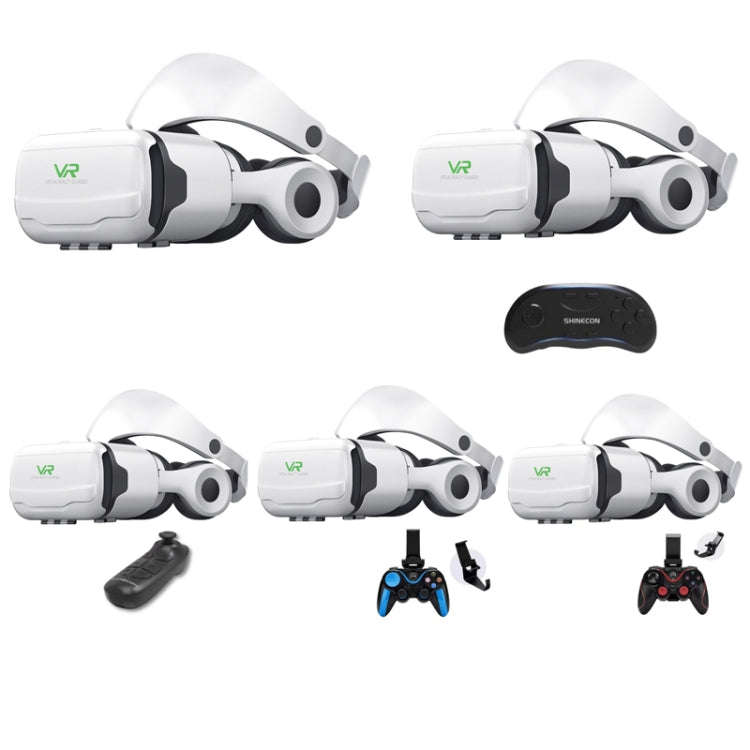 VR SHINECON G02EF+B01 Handle Mobile Phone 3D Virtual Reality VR Game Helmet Glasses With Headset