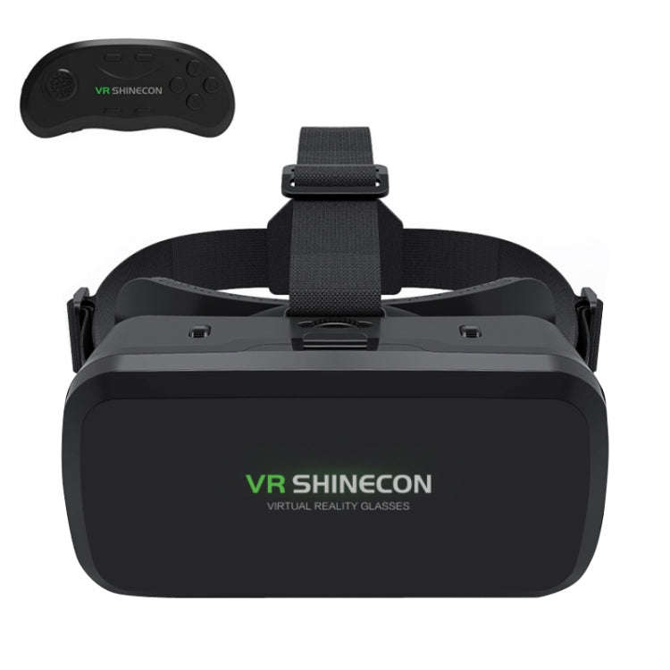 VR SHINECON G06A+B01 Handle Mobile Phone VR Glasses 3D Virtual Reality Head Wearing Gaming Digita...