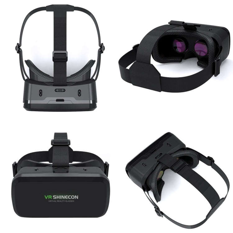 VR SHINECON G06A+B01 Handle Mobile Phone VR Glasses 3D Virtual Reality Head Wearing Gaming Digita...