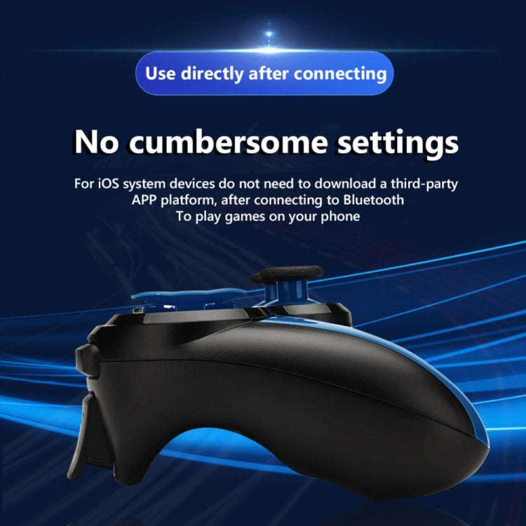 VR SHINECON S9 For Android/iOS Phones Wireless Bluetooth Direct Play Game Handle With Holder(Blue...