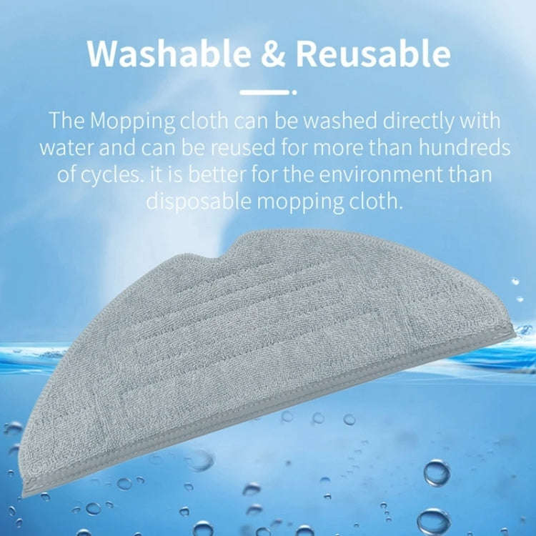 For Roborock G20 / S8 Pro ULTRA Vacuum Cleaner Mop Cloth Accessories EU Version Gray
