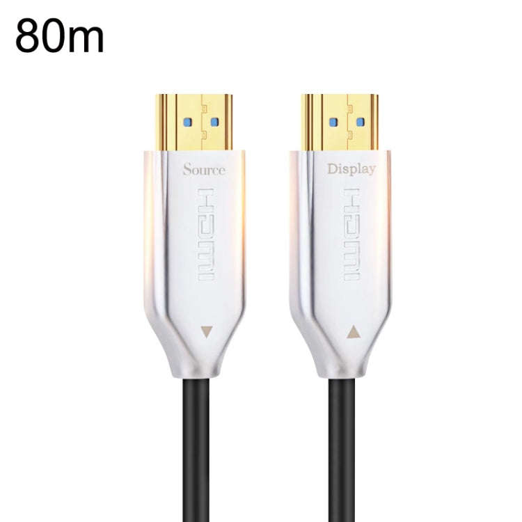 2.0 Version HDMI Fiber Optical Line 4K Ultra High Clear Line Monitor Connecting Cable, Length: 80...