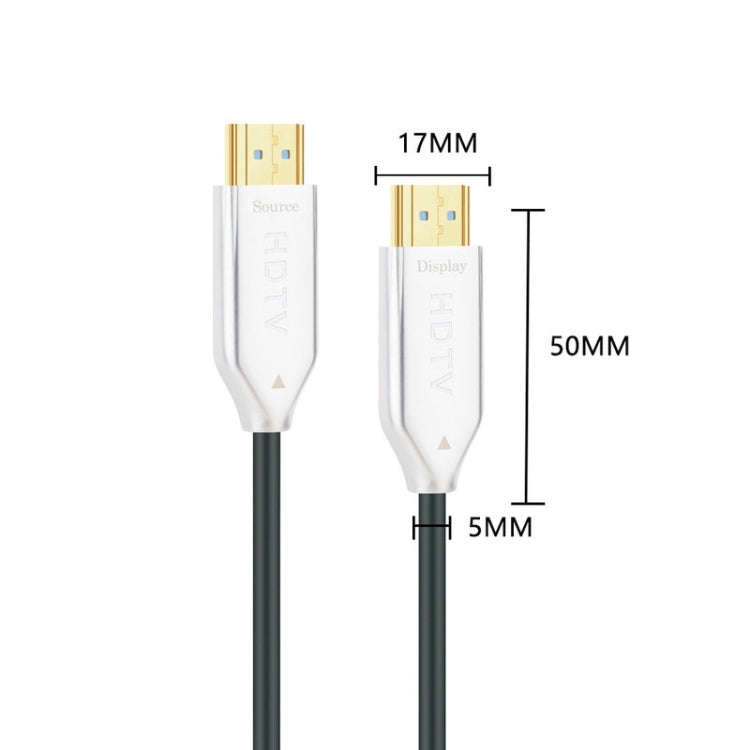 2.0 Version HDMI Fiber Optical Line 4K Ultra High Clear Line Monitor Connecting Cable, Length: 80...
