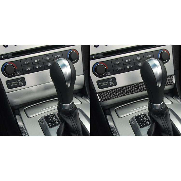 For Infiniti G37/G25/Q60 CD Panel Lower Decorative Strip Sticker(Black)
