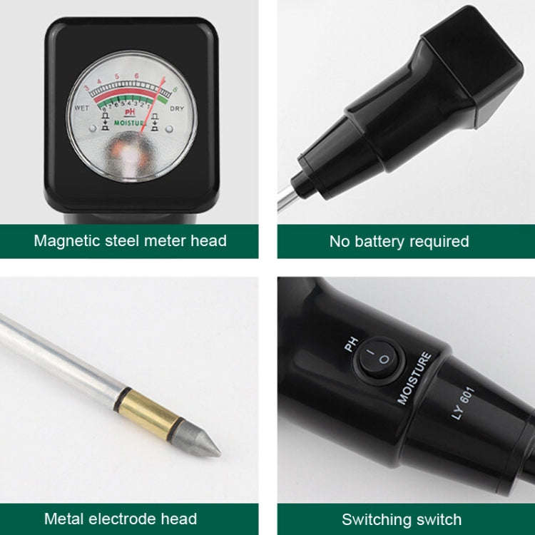 LY601 Soil Detector Greenhouse Planting Soil PH Hygrometer
