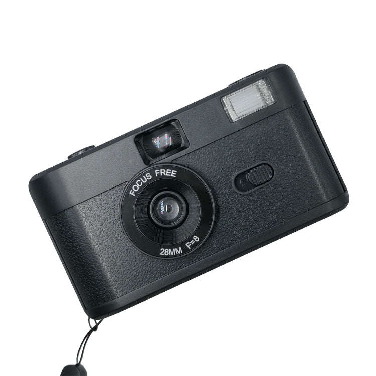 R2-FILM Retro Manual Reusable Film Camera for Children without Film(Black)