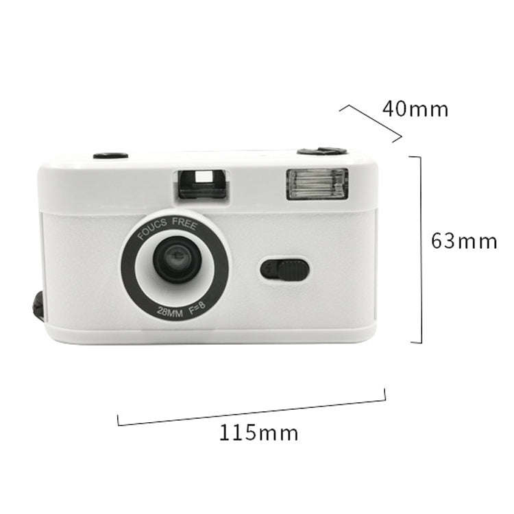 R2-FILM Retro Manual Reusable Film Camera for Children without Film(Red)