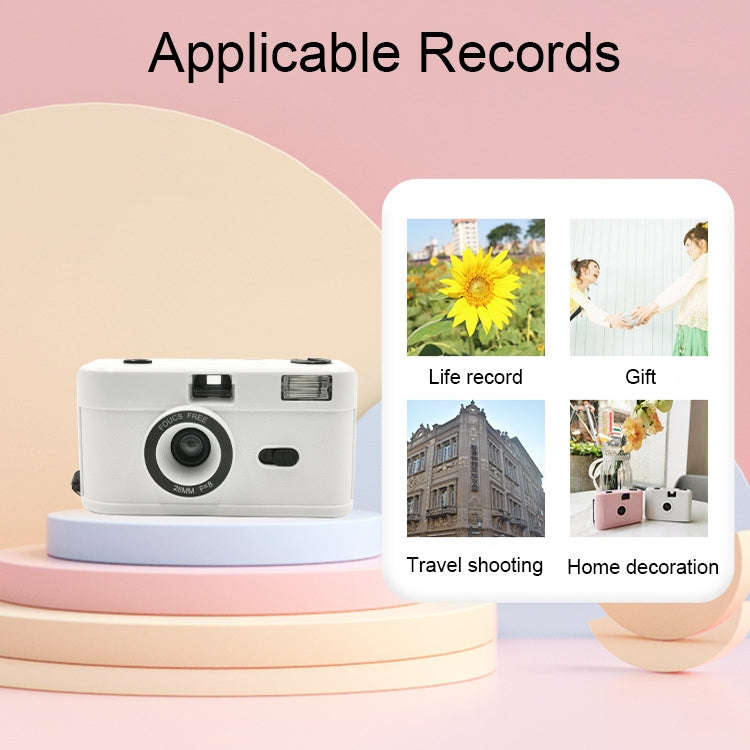 R2-FILM Retro Manual Reusable Film Camera for Children without Film(Red)