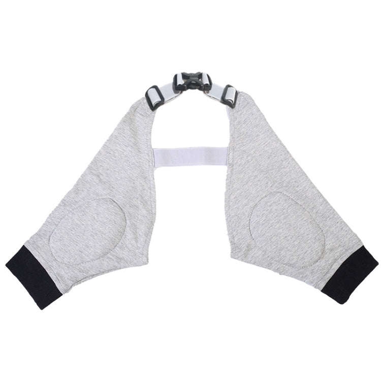 Pet Knee Pads Breathable Dog Elbow Brace Front Leg Brace, Size: XL(Gray Black)